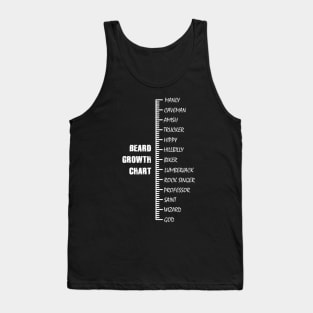 Beard Growth Chart Tank Top